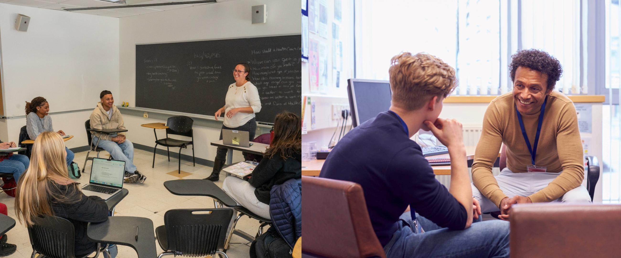 Health and wellness coaching collage